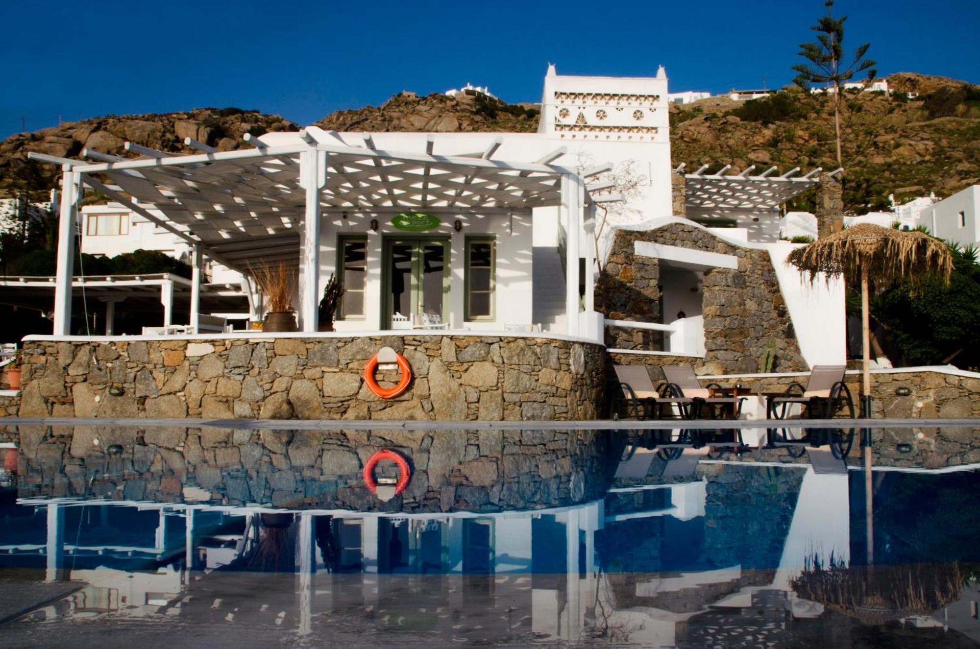 Olia Hotel Tourlos Exteriör bild